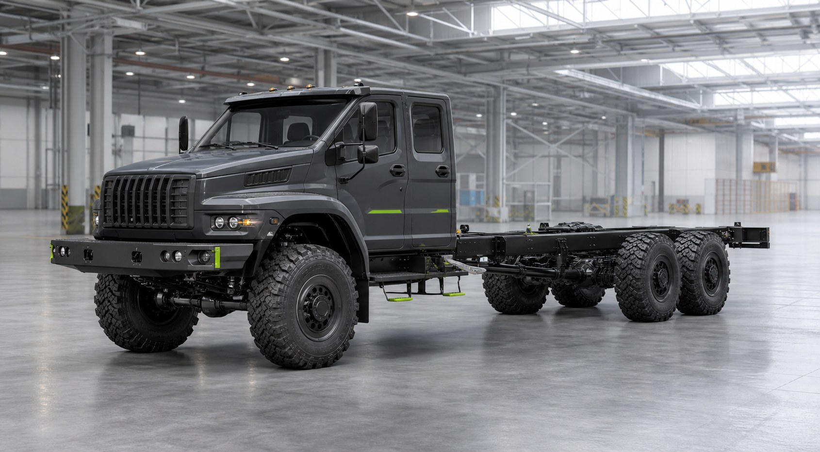 URAL CAB & CHASSIS 6×6 chassis only, view 1 of 1