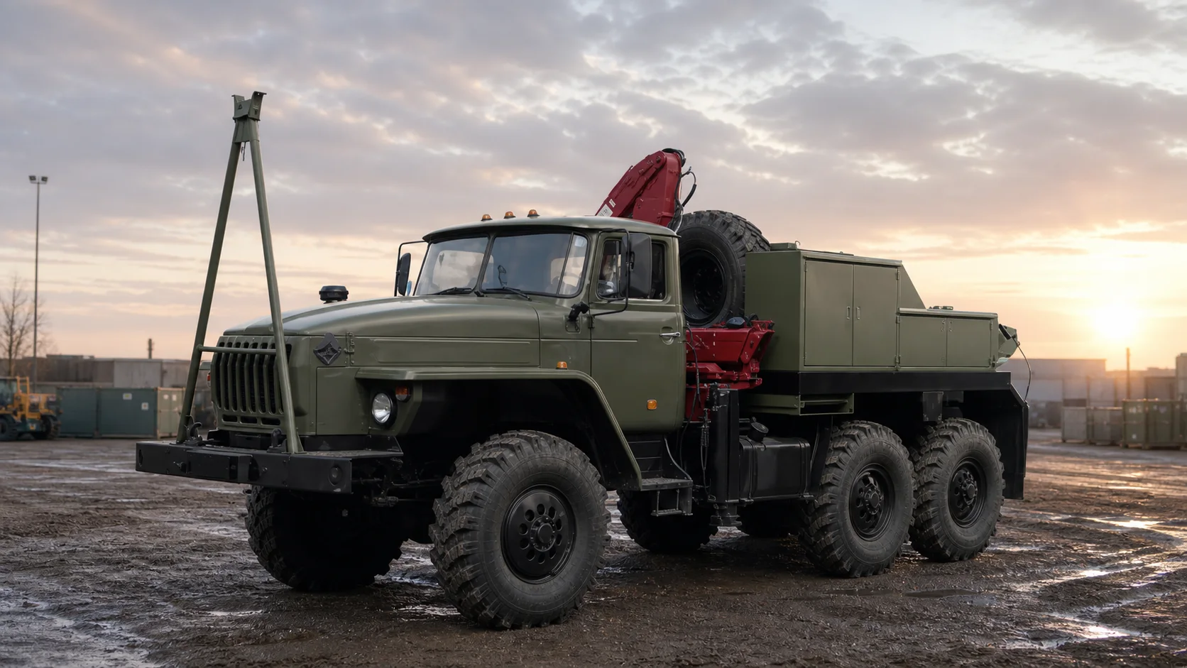 MTP-A2.1 URAL recovery and technical assistance truck